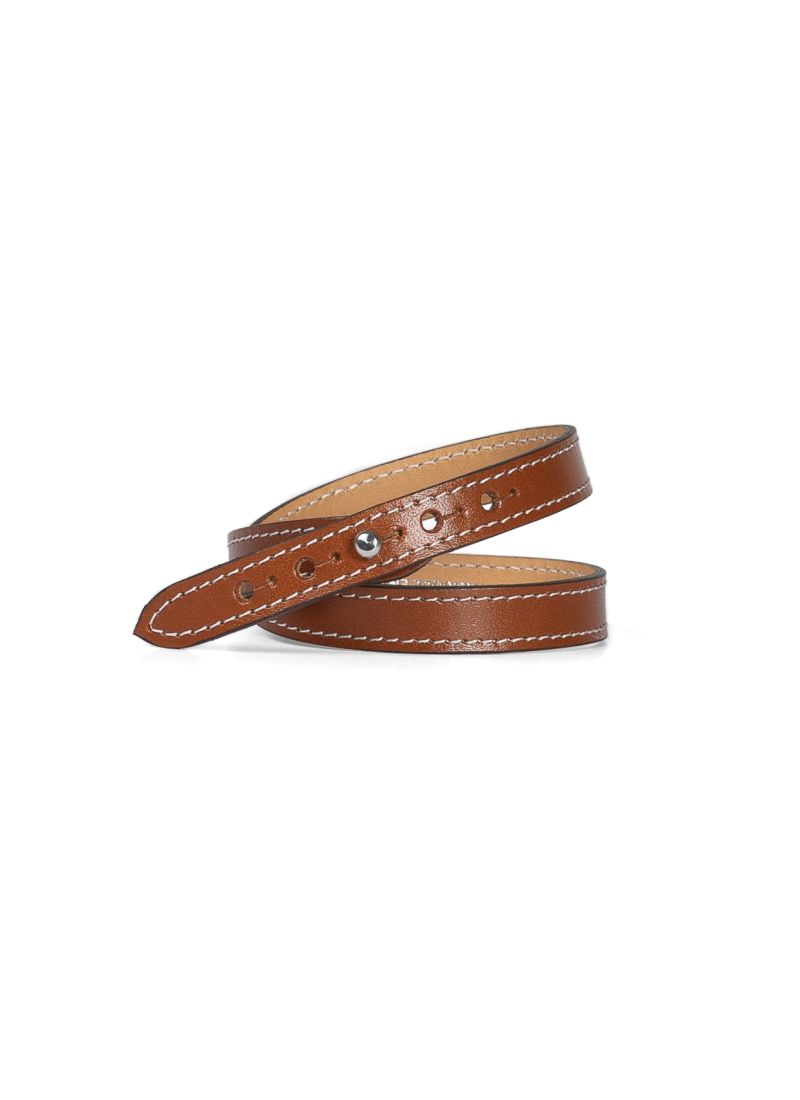 Bracelet 2-tours camel