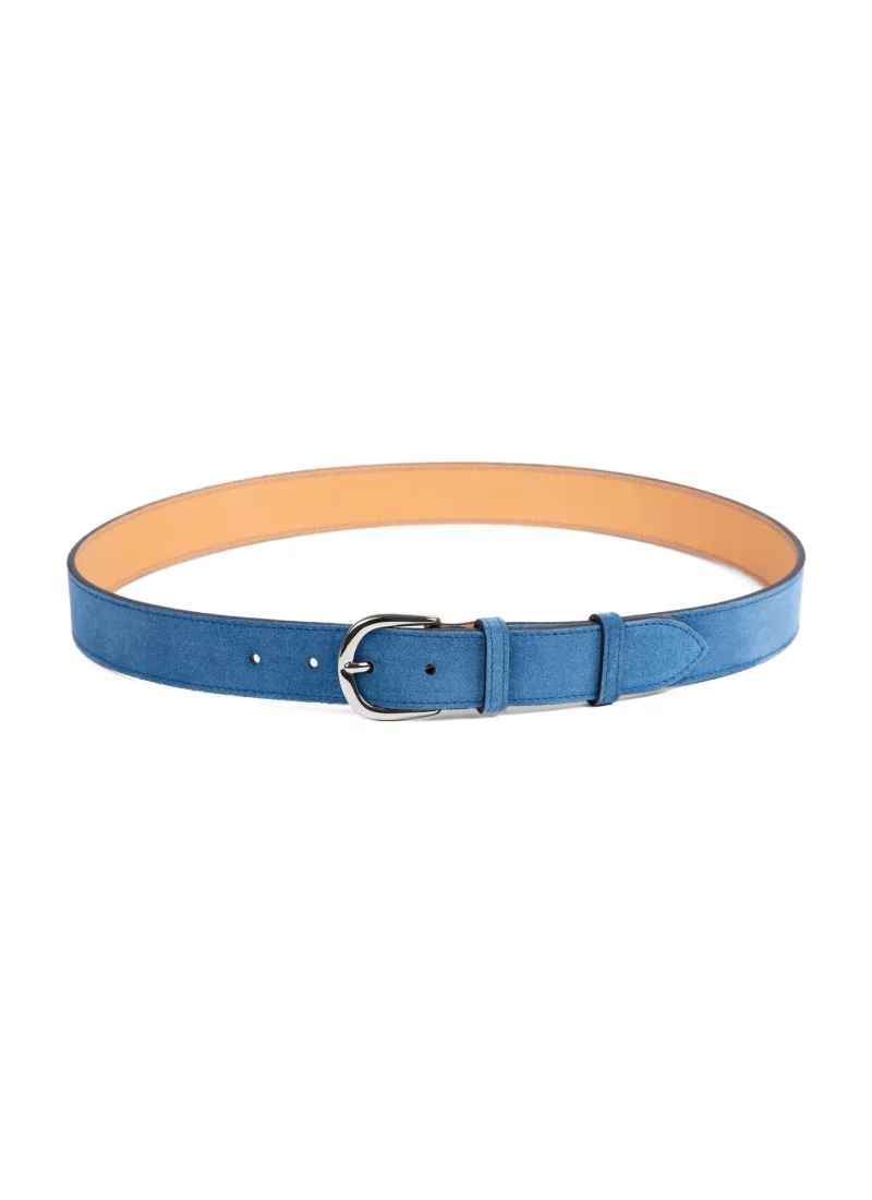 Ceinture Achille - Velours bleu clair 1