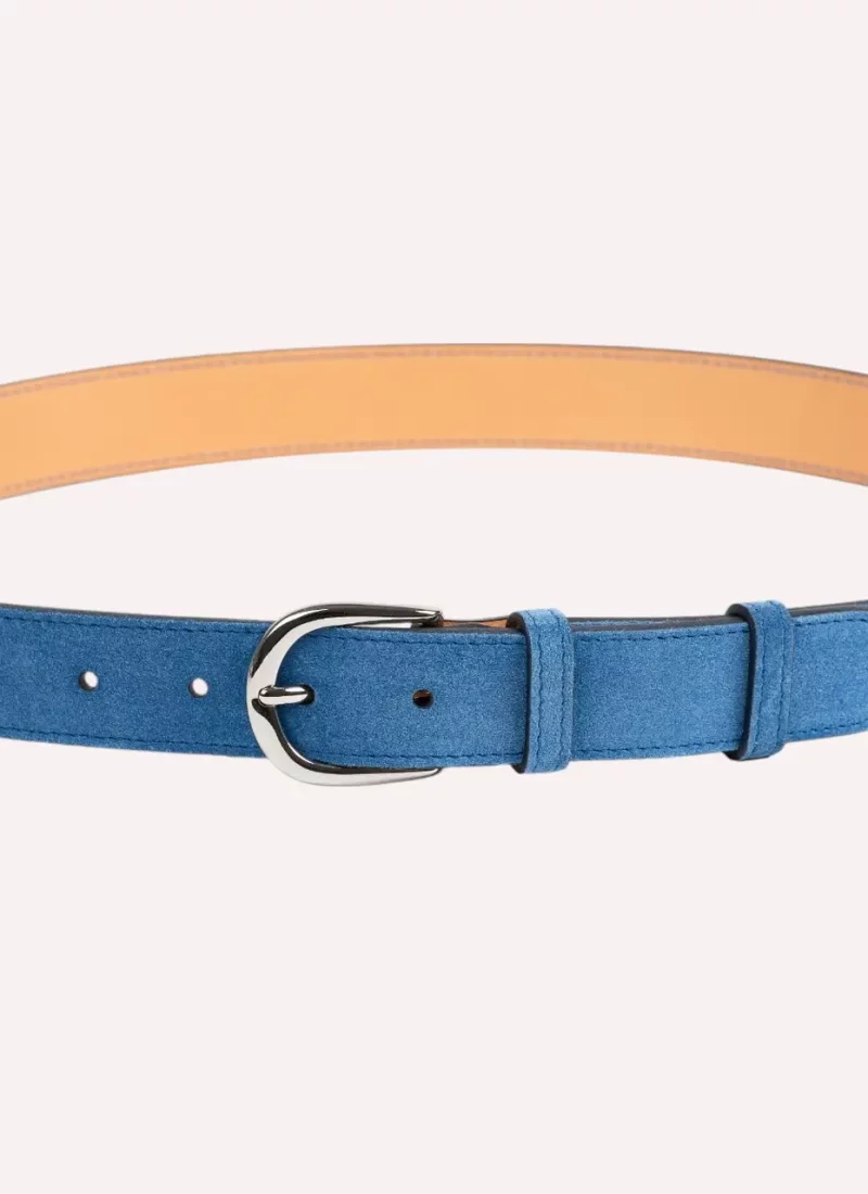 Ceinture Achille - Velours bleu clair-Daguet