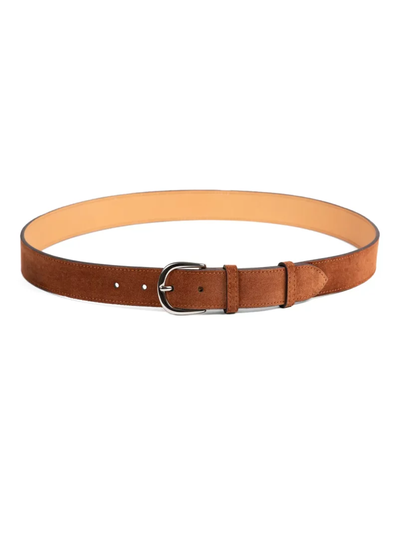 Ceinture Achille - Velours marron 1