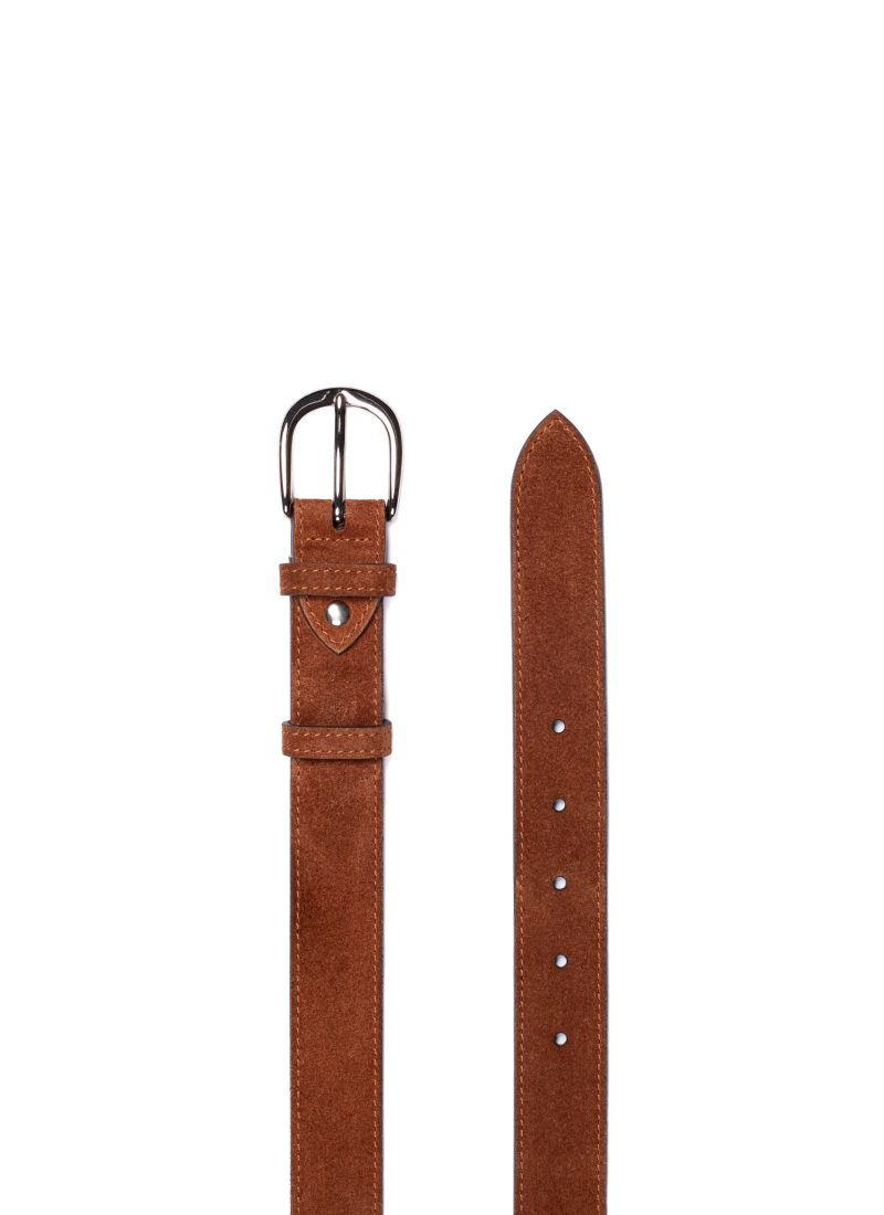 Ceinture Achille - Velours marron 2