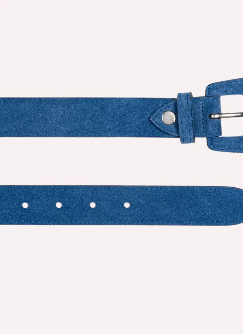 Ceinture Alba - Velours bleu clair - Daguet (1)