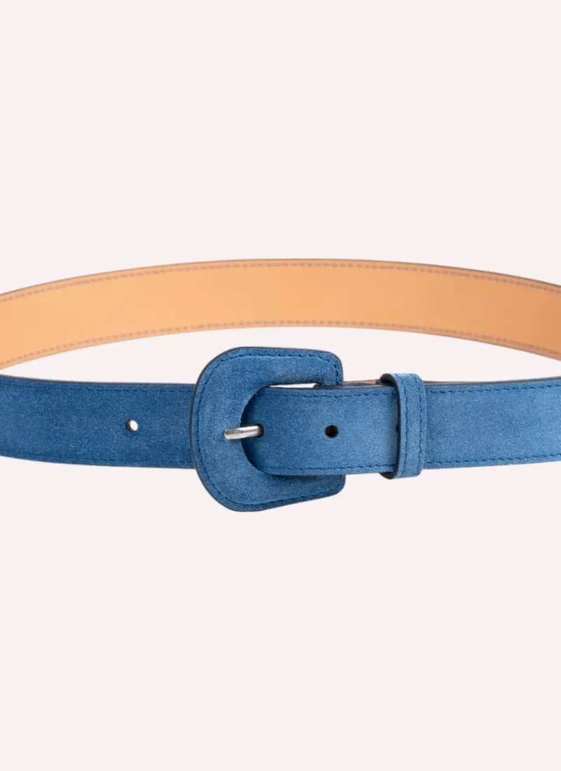Ceinture Alba - Velours bleu clair - Daguet (2)