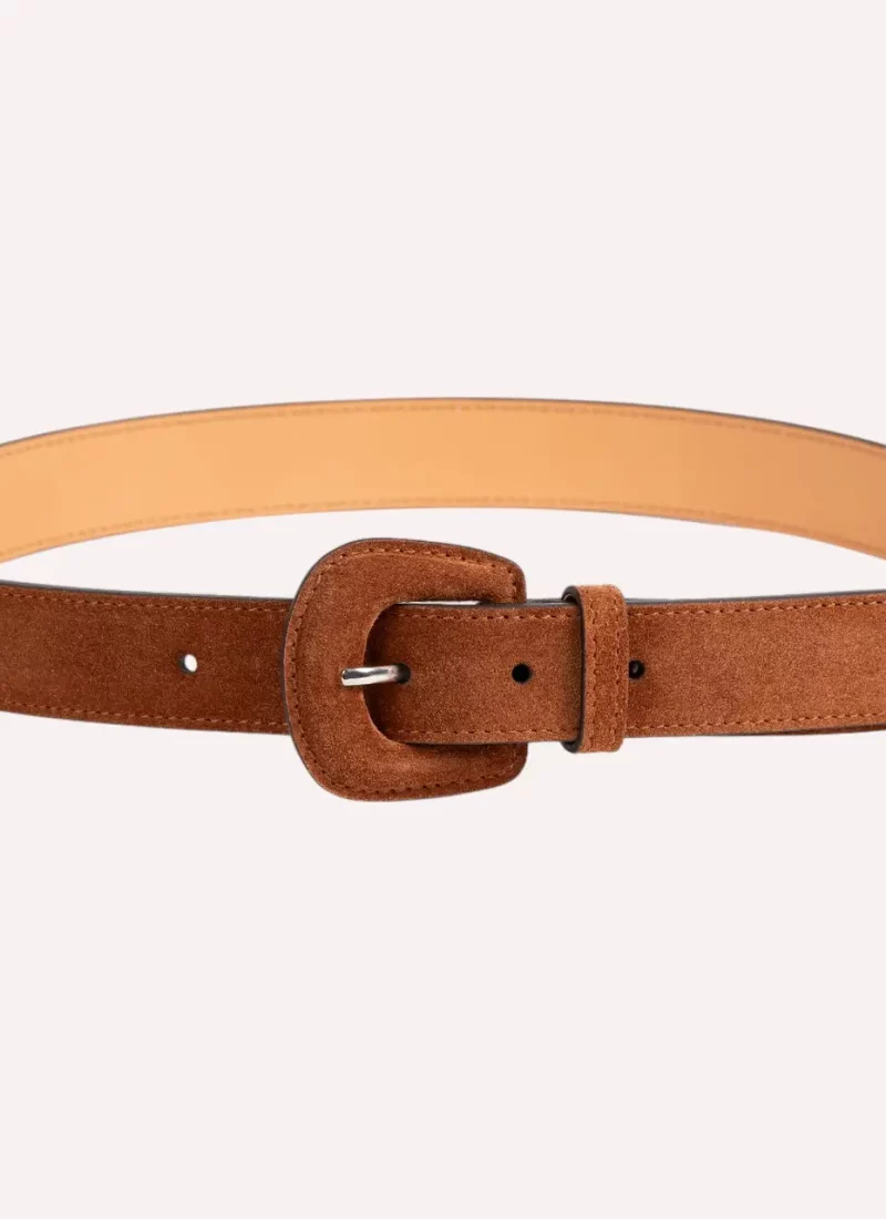 Ceinture Alba - Velours marron- Daguet