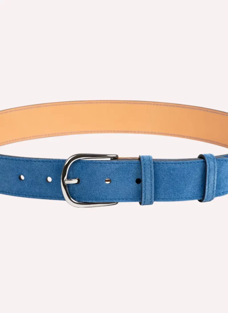 Ceinture Armand - Velours bleu clair-Daguet