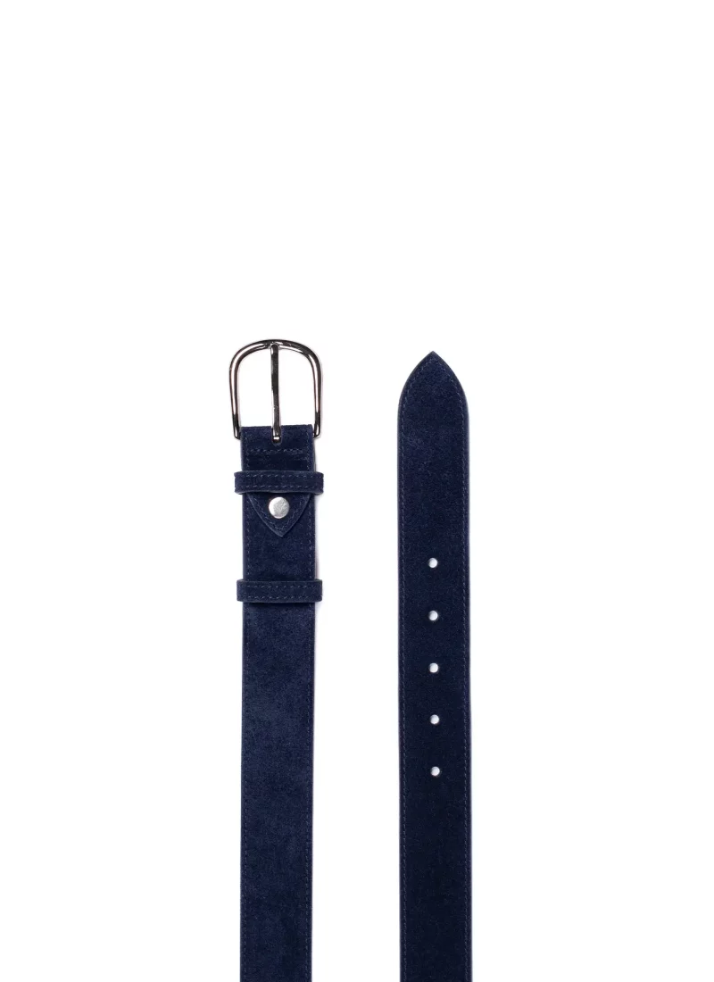 Ceinture Armand - Velours bleu nuit 02