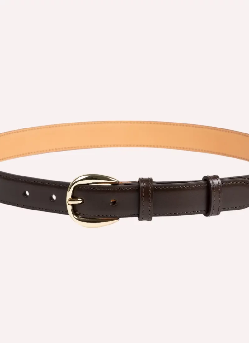 Ceinture Astrid - Cuir marron-Daguet