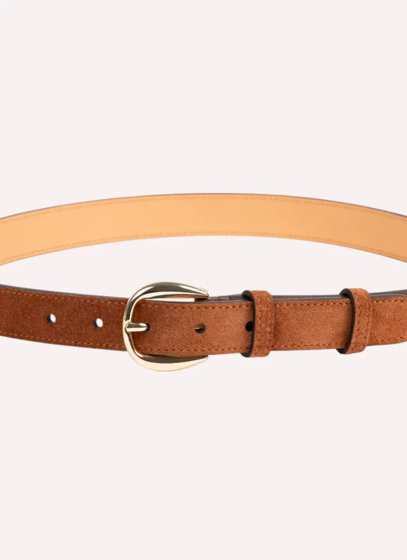 Ceinture Astrid - Velours marron-Daguet