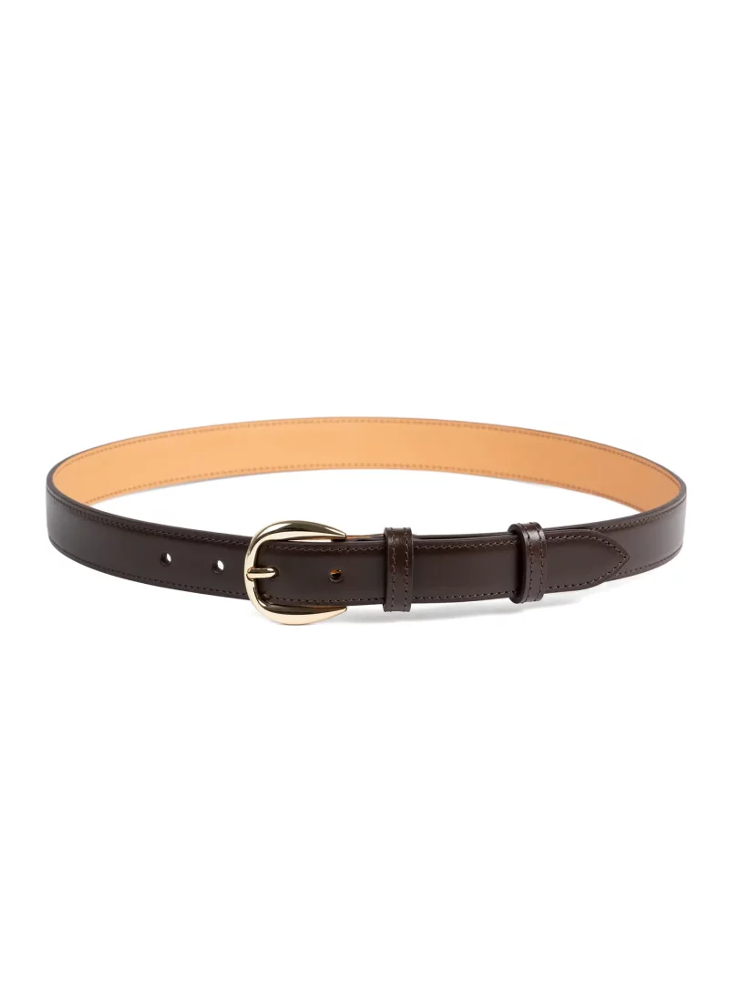Ceinture Astrid cuir marron 01