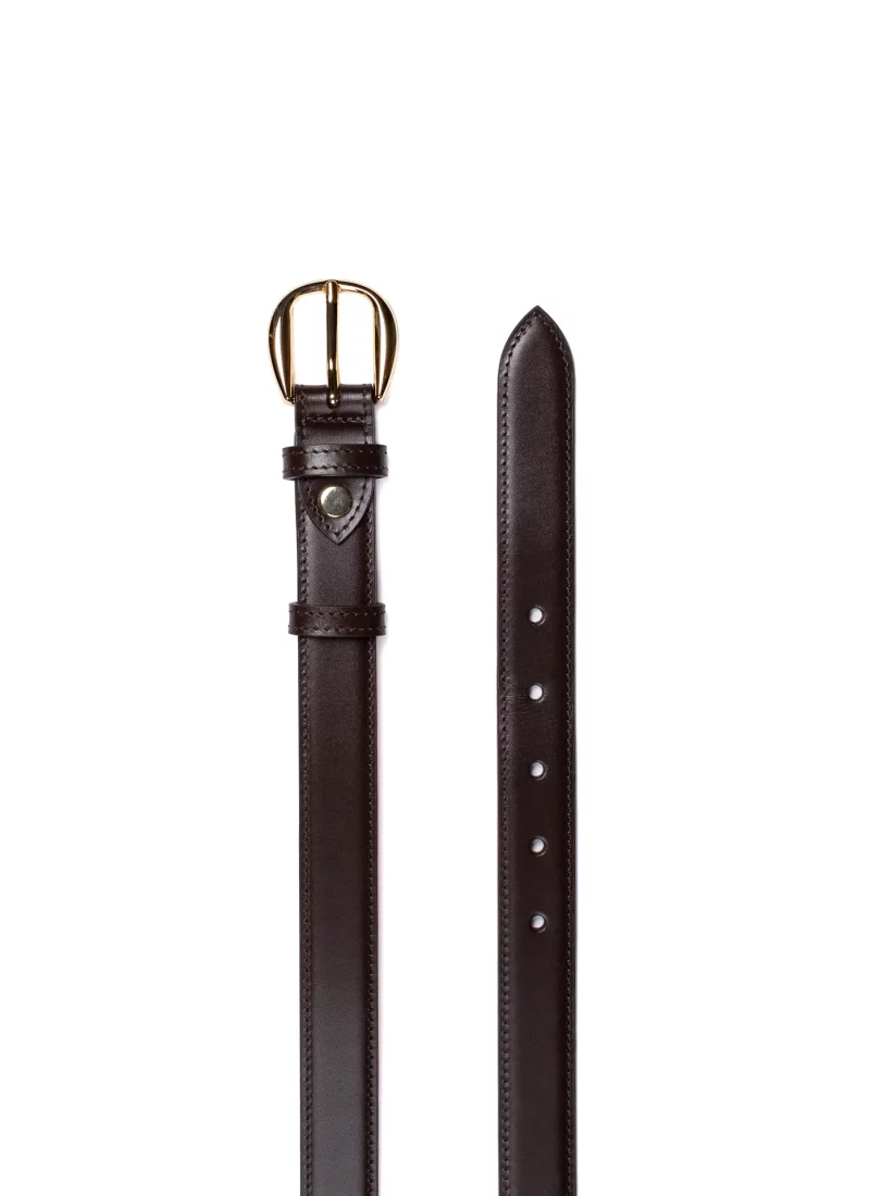 Ceinture Astrid cuir marron 02