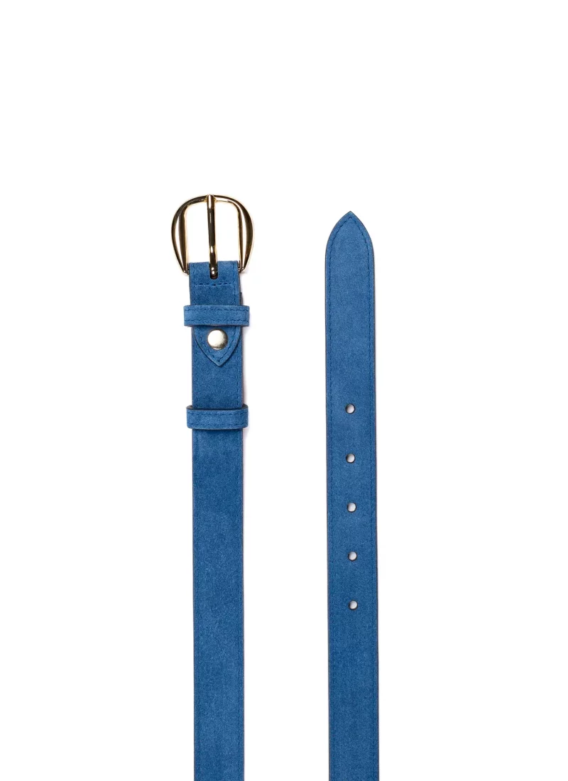 Ceinture Astrid velours bleu clair 02