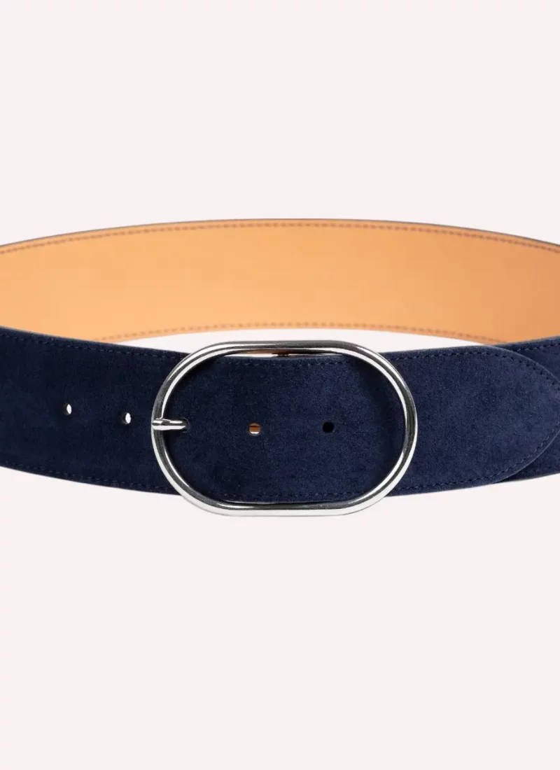 Ceinture Axelle - Velours bleu nuit-Daguet