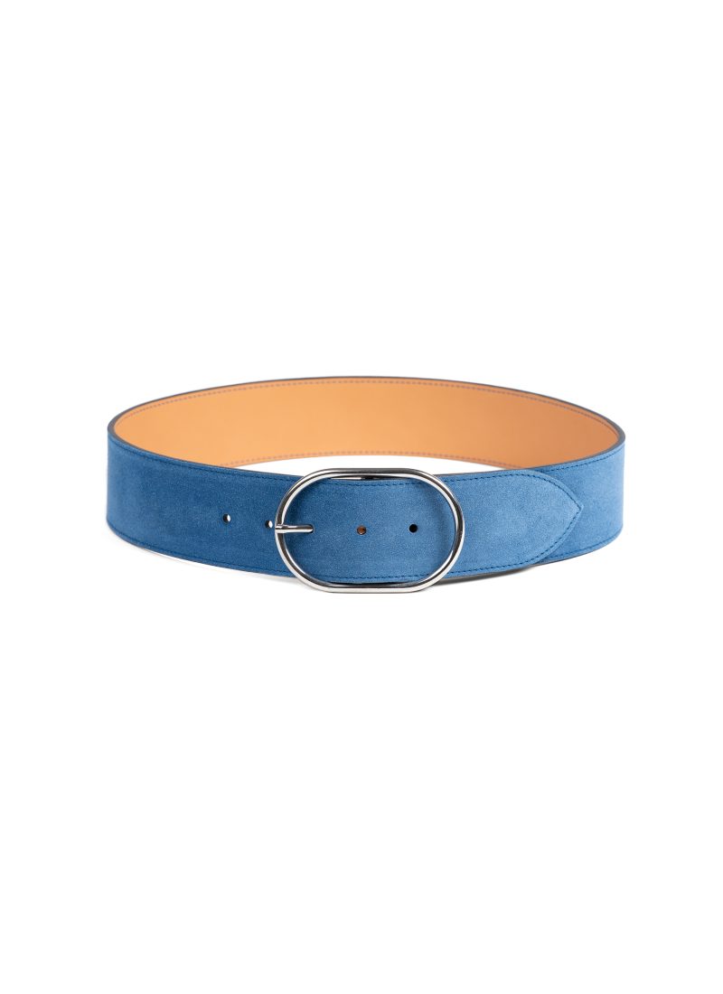 Ceinture Axelle velours bleu clair 01