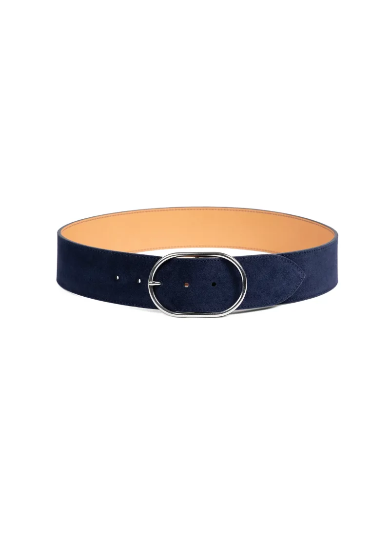 Ceinture Axelle velours bleu nuit 01