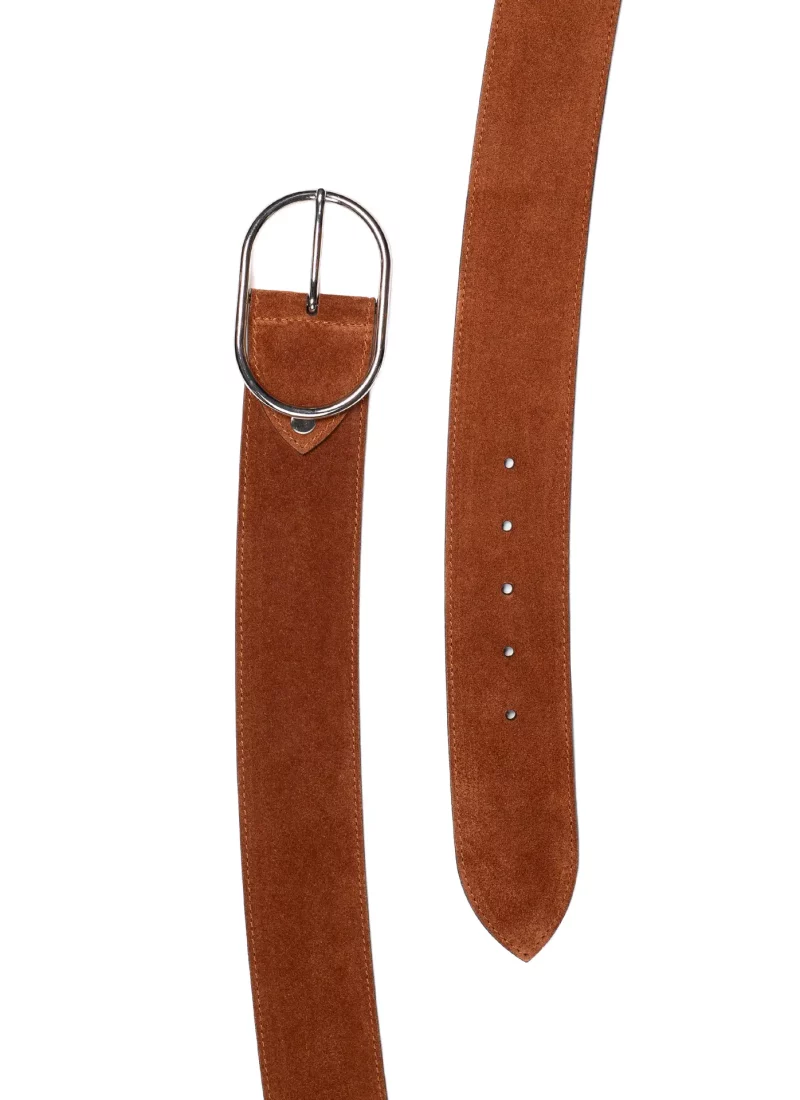 Ceinture Axelle velours marron 02