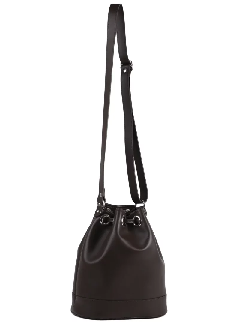 Sac Agathe - Cuir marron - suspendu arrière