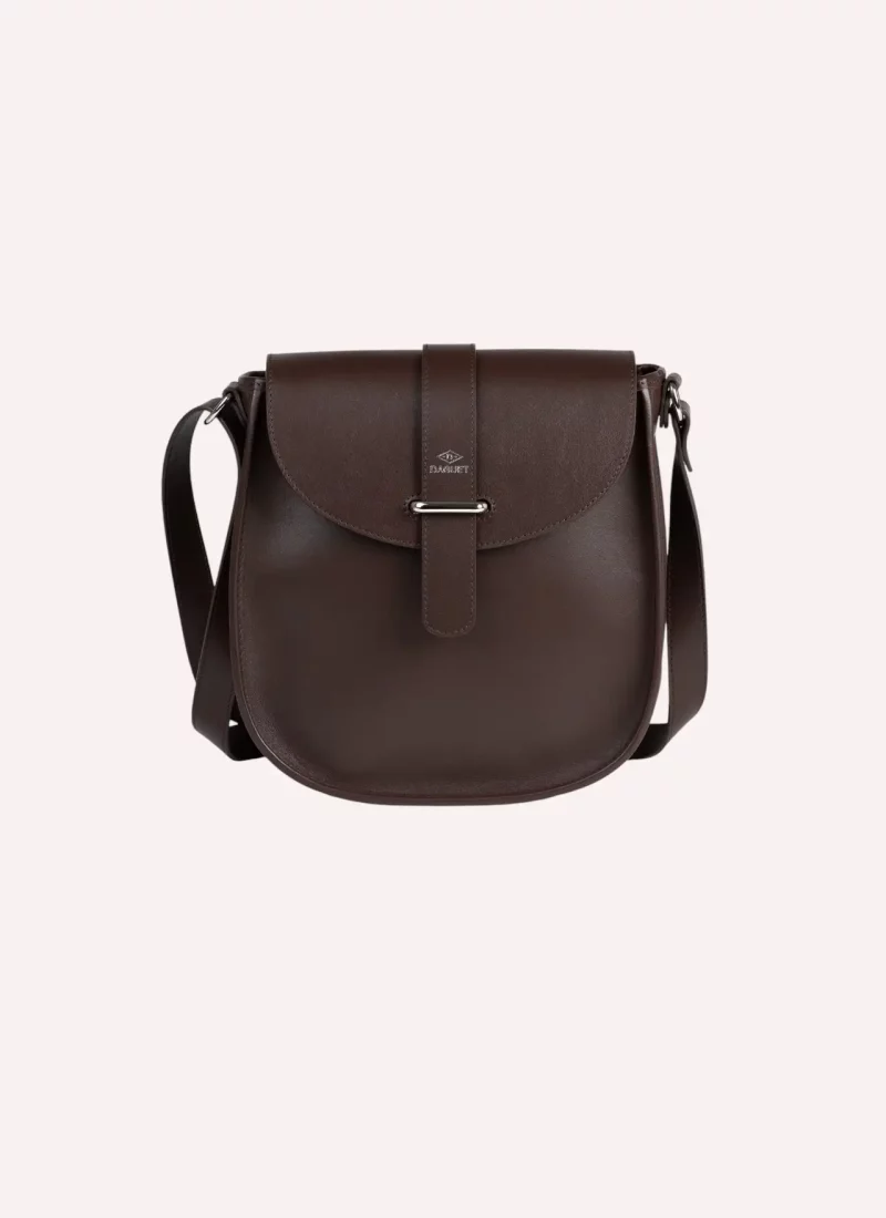 Sac Agnès - Cuir marron-Photoroom