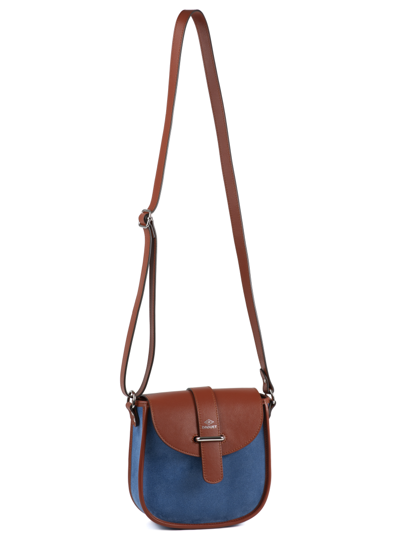 Sac Petit Agnès - Camel - Bleu clair - S