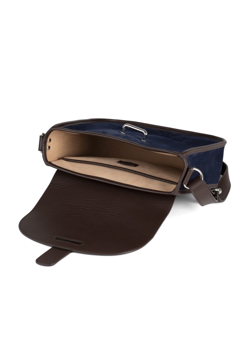 Sac Petit Agnès - Marron - Bleu nuit - I