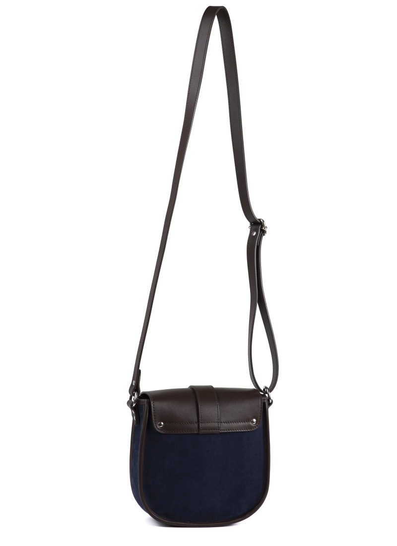 Sac Petit Agnès - Marron - Bleu nuit - SA