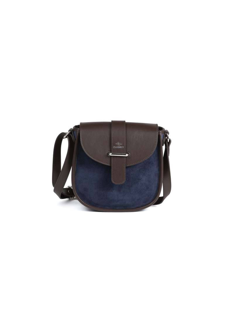 Sac Petit Agnès - Marron - Bleu nuit