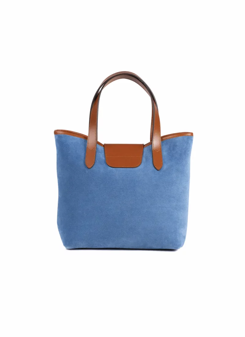 Sac Petit Alice - Velours Bleu clair - A