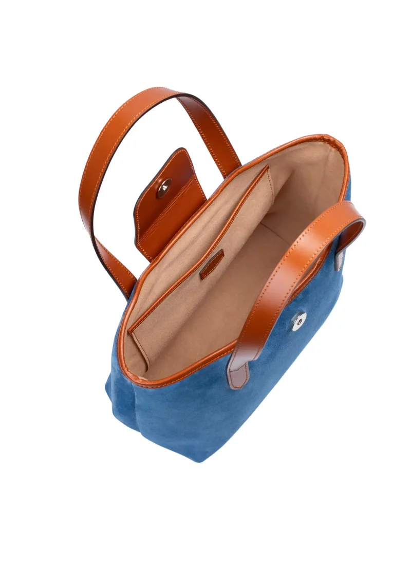 Sac Petit Alice - Velours Bleu clair - I