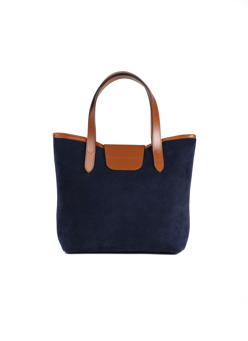 Sac Petit Alice - Velours Bleu nuit - A
