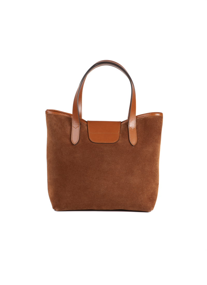 Sac Petit Alice - Velours Marron - A