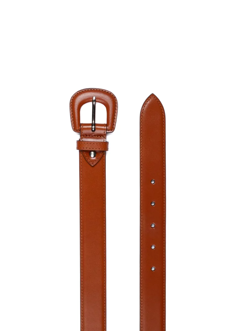 ceinture alba cuir lisse camel 02