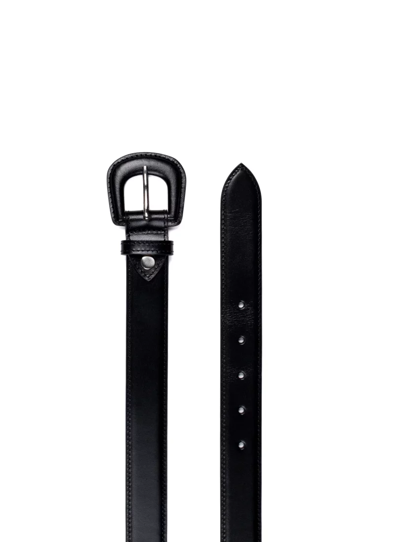 ceinture alba cuir lisse noir 02