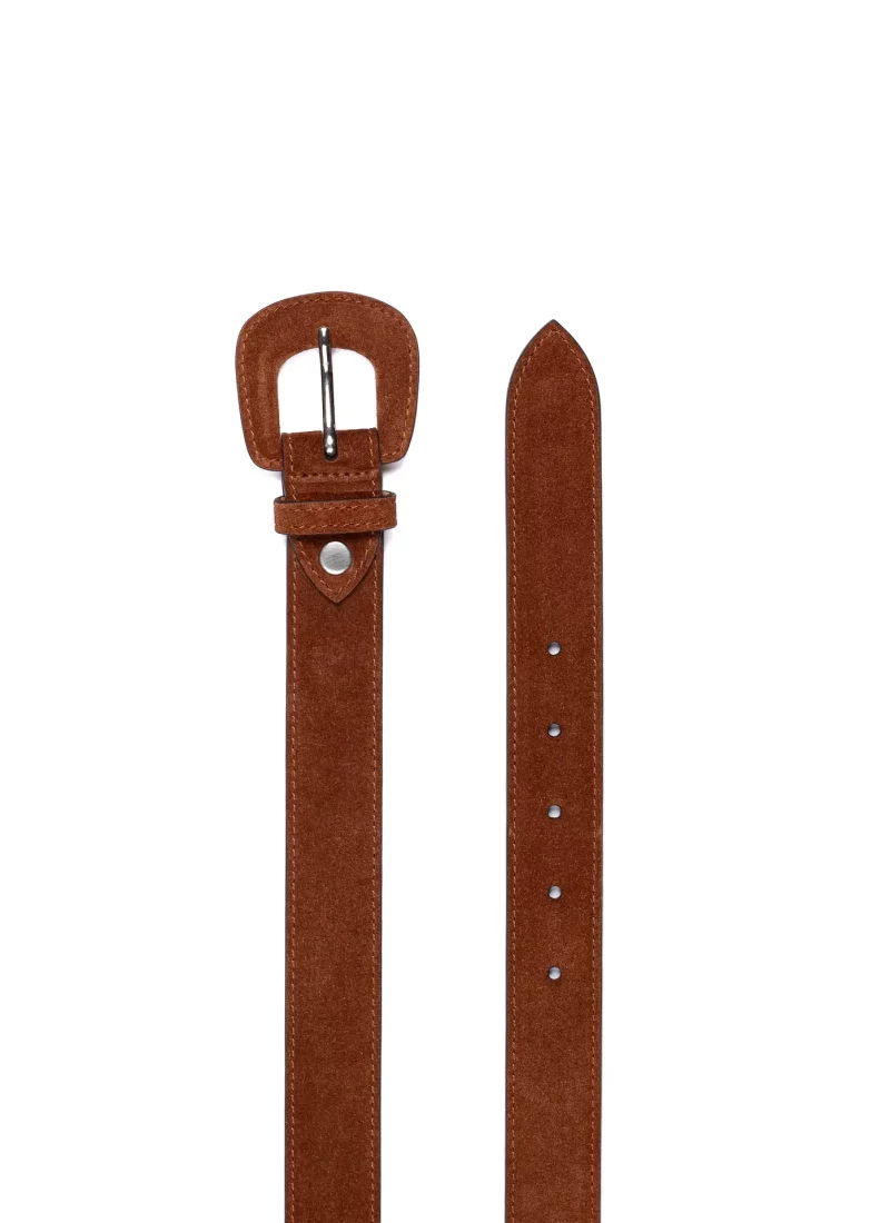 ceinture alba velours marron 2