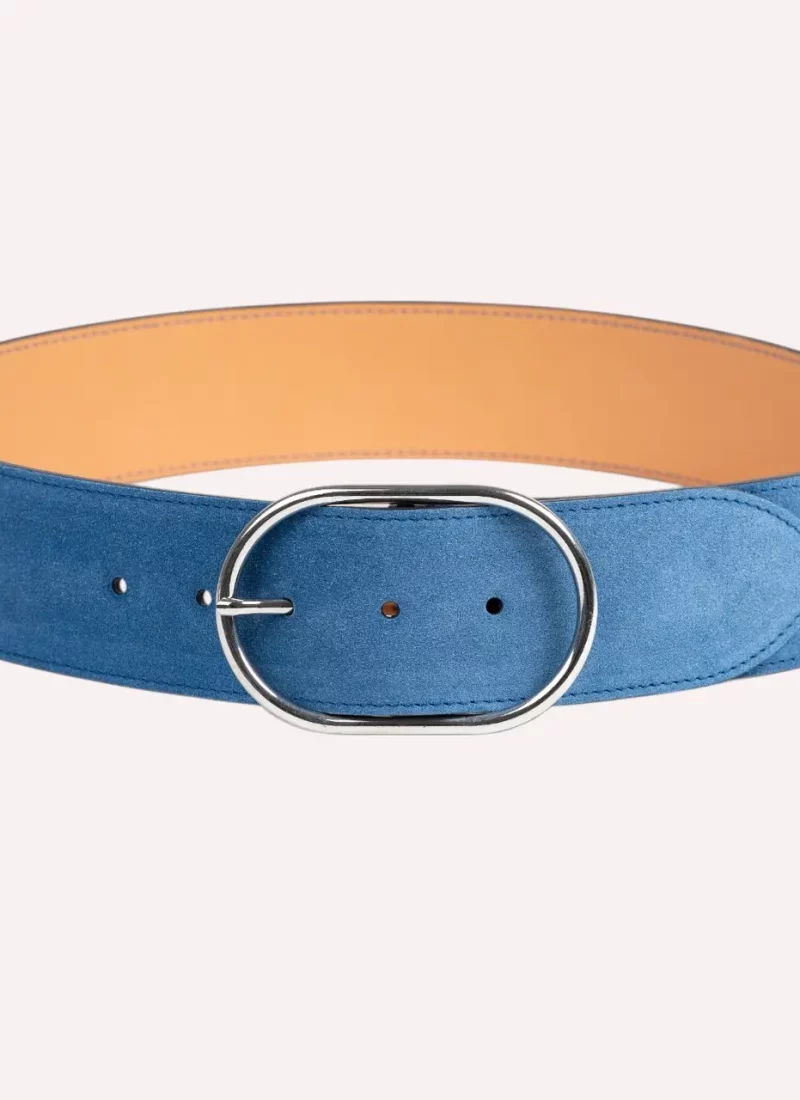 Ceinture Axelle - Velours bleu clair-Daguet