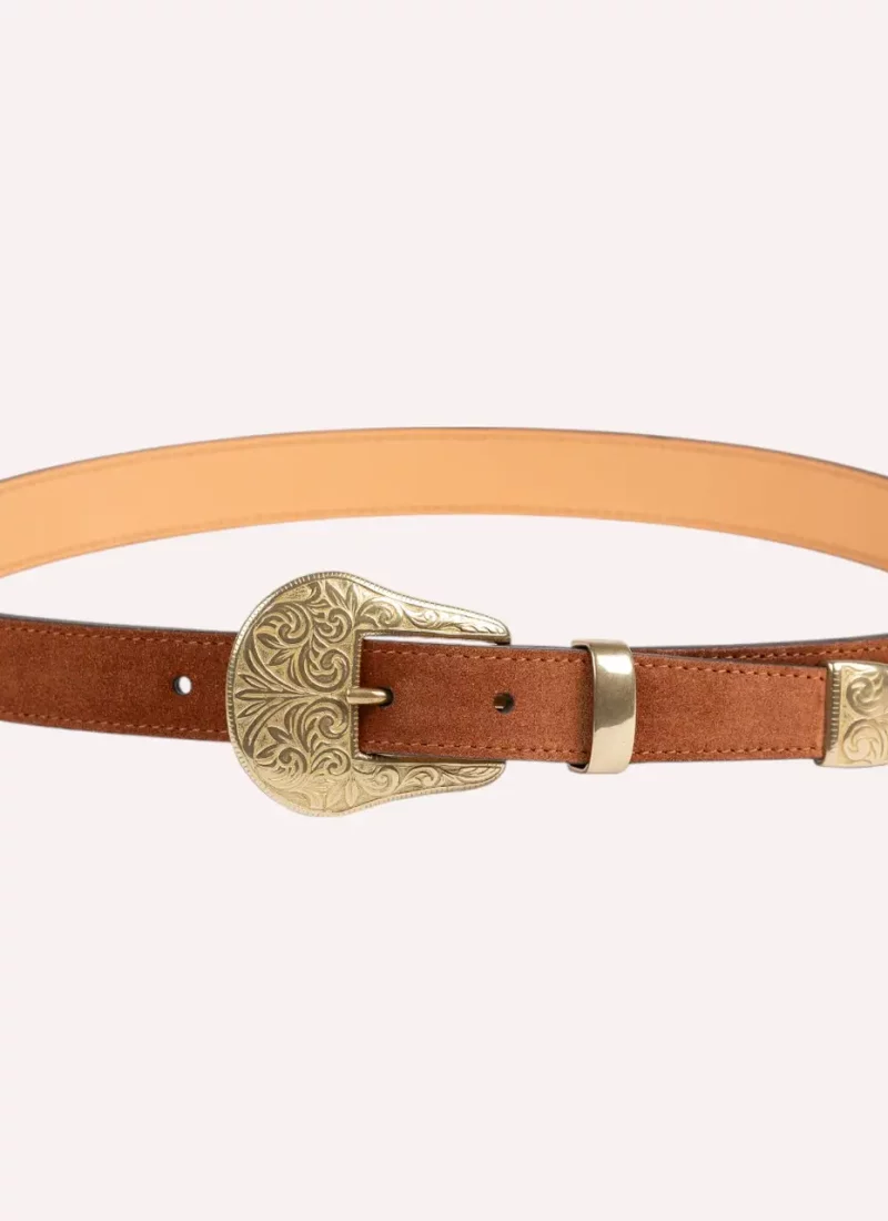 Ceinture Alison - Velours marron-Daguet