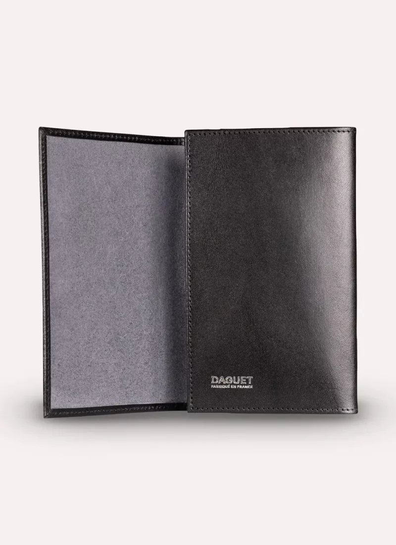 Porte Carte Grise Cuir Noir