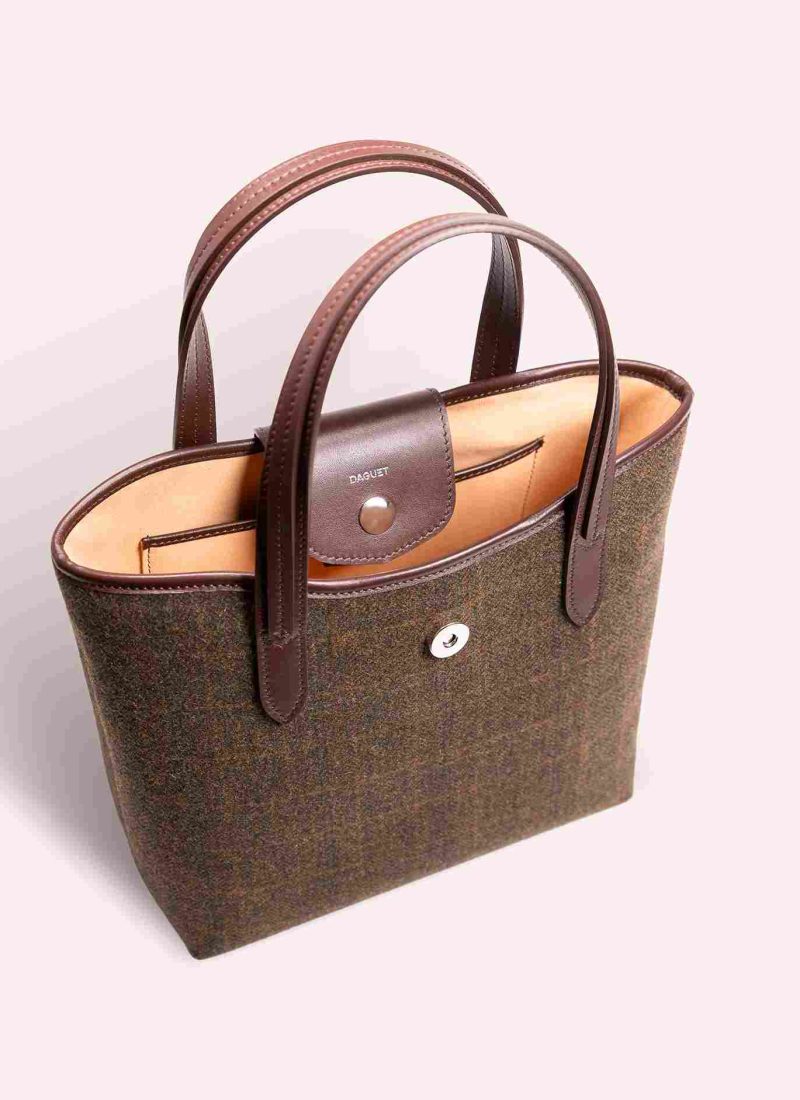 Sac Cabas Tweed Daguet France